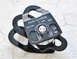 Блок-ролик Machined Rescue Double Pulley 1.5" | Rock Exotica P22-B / P22-D-B - фото 25594