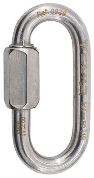 Карабин Oval Stainless Steel Plated Quick Link 8 mm | CAMP - фото 27424
