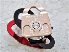 Блок-ролик Machined Rescue Double Pulley 1.5" | Rock Exotica P22-B / P22-D-B